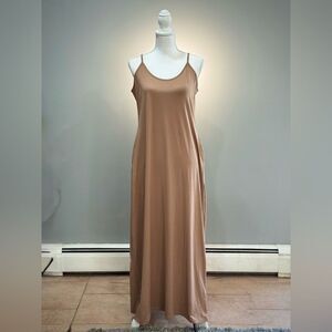 Brown Ofeefan Tank Maxi Dress Size M NWT